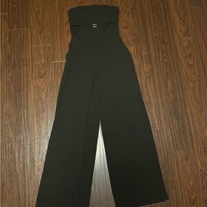 Madden Girl Black Strapless Jumpsuit